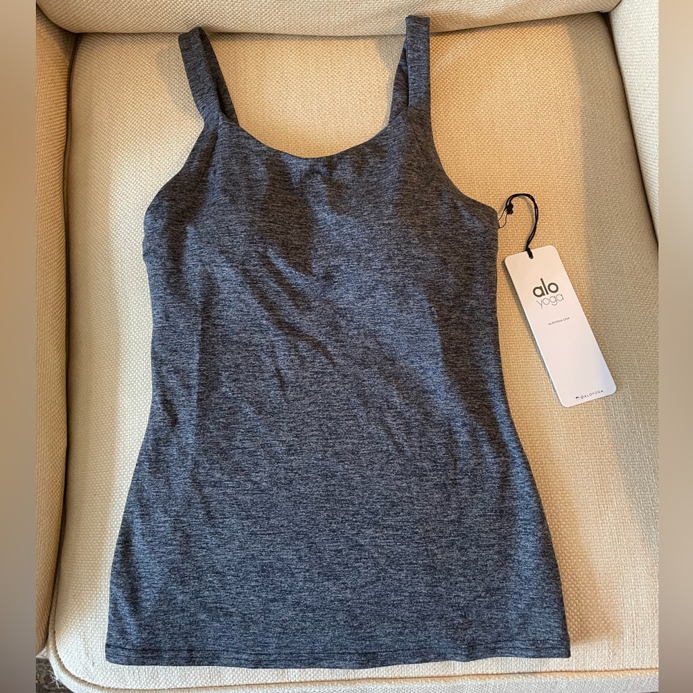 Alosoft Complete Tank in dark grey heather